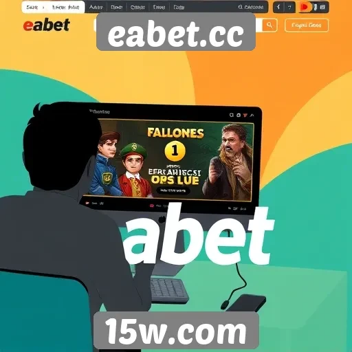 Análise da interface do site de jogos eabet.cc
