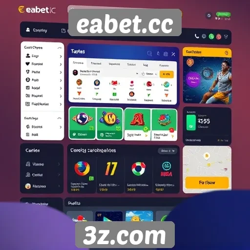 interface do usuário no eabet.cc é intuitiva